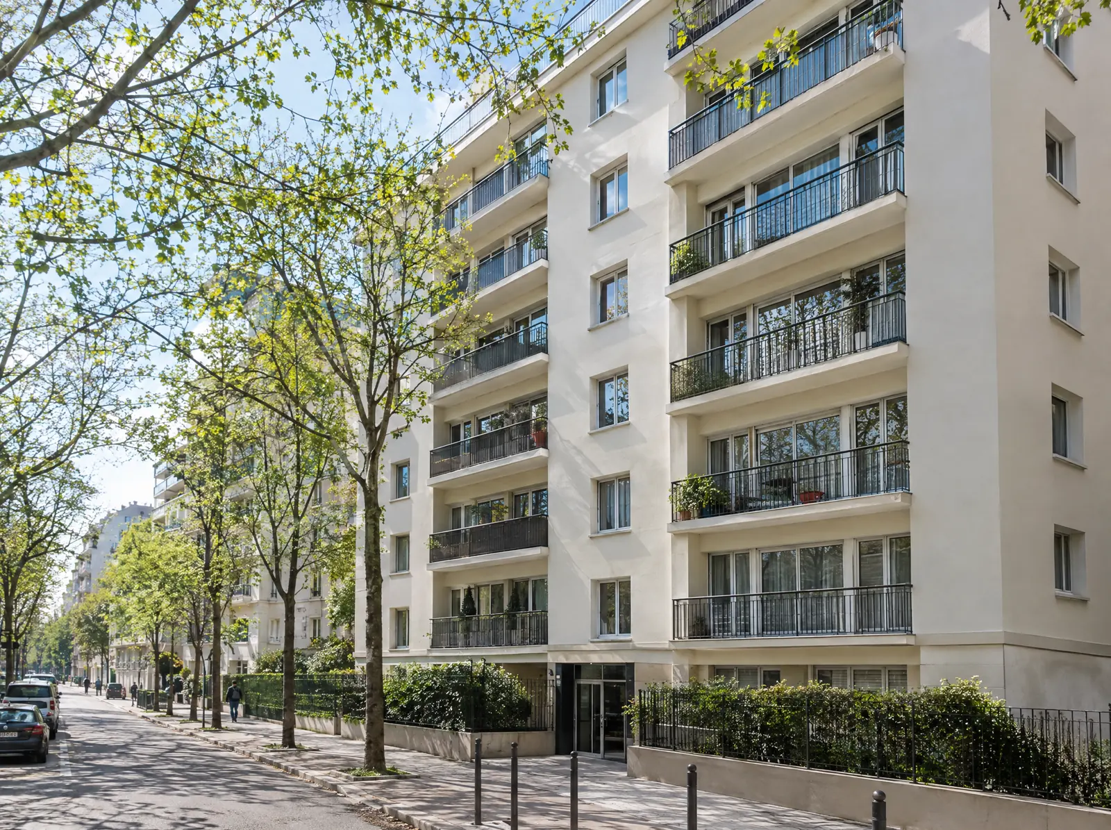 Immeuble de copropriété rénové en Île-de-France